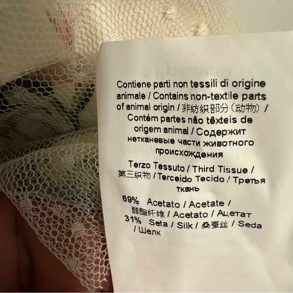 N°21 Numero Ventuno Womens Floral Print Blouse Sz 8-10 M Alessandro Dell’Acqua - Picture 8 of 10